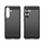 Këllëf telefoni Hurtel Carbon Case për Google Pixel 10 Pro, silikon i butë, imitim karboni, i zi