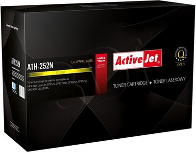 Тонер за принтер Activejet ATH252N, заменува HP 504A, жолт