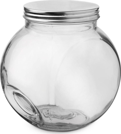 Enë qelqi Orion me kapak, 3L, transparente