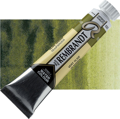 Ngjyrë uji Rembrandt Artist, Olive Green, për piktorë, 20 ml