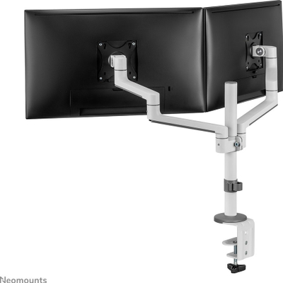 Mbajtëse tavoline për 2 monitorë Neomounts DS60-425WH2, 17"-27", VESA 75x75 100x100, e bardhë