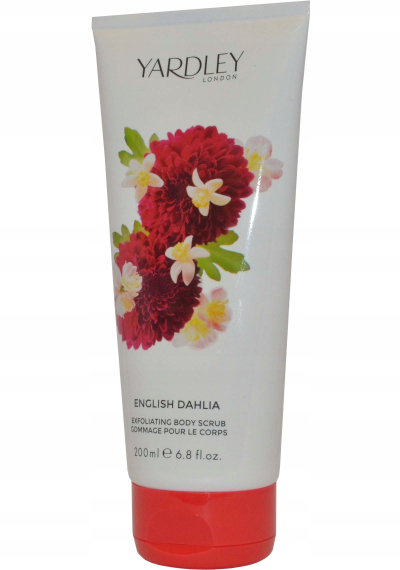 Scrub trupi Yardley English Dahlia, 200ml, për gra