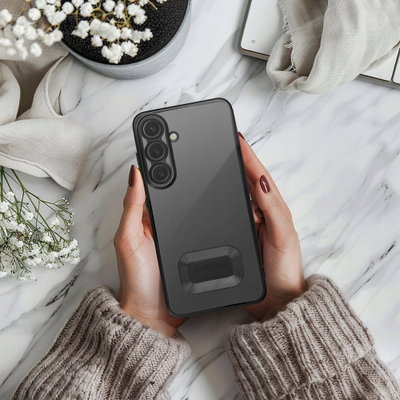 Këllëf telefoni Futera Glam për Honor X8B, transparent, me kornizë e zezë