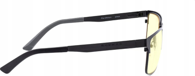 Компјутерски очила Gunnar Optiks Pendleton, леќи Amber, црна рамка Slate