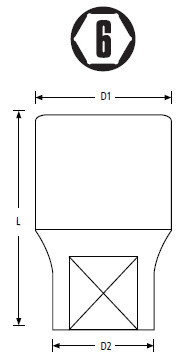Fole gjashtëkëndore Stanley STMT72937-8B, 1/2", 12mm