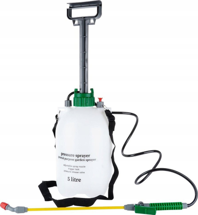 Pompë manuale spërkatëse kopshti, 5L, presion manual, rrymë e rregullueshme