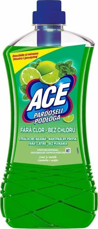 Лосион за чистење под ACE Floor, лимета и нане, 1L
