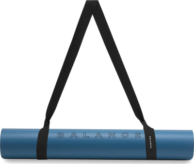 Tapet yoga Balance, antirrëshqitës, për palestër dhe shtëpi, blu e errët