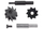 Set frezash universale Wolfcraft 3254000, 4 copë, për dru