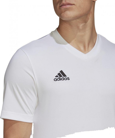Bluzë sportive adidas Entrada 22 Jersey M HC5071, material poliestër i riciklum me teknologji Aeroready, e bardhë