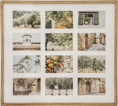 Kornizë foto Atmosphera Manu Mango, 12 foto, dru mango, bezhë