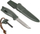 Thikë kampingu Light My Fire Swedish Fire Knife, Sandvik inoks, me ndezëse zjarri të futme, jeshile