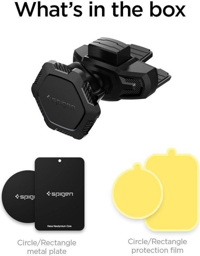 Montues magnetik makine Spigen, QS24 000CG21944, i zi