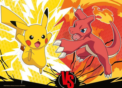Puzzle Ravensburger Pokemon, set 4x100 pjesë, shumëngjyrësh