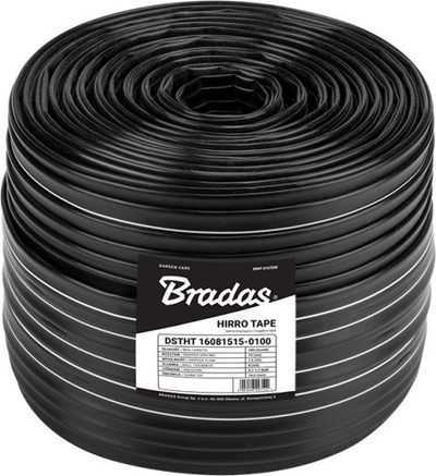Shirit pikues Bradas Hirro Tape, 16 mm, 100 m, i zi