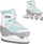 Patina 2n1 Nils Extreme NH11912A, me rregullim 39-42, ABEC 9, ngjyrë e bardhë mint