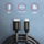 Kabllo AXAGON USB-C - micro USB 3.2 Gen 1 SPEED, 3A, 1m, e zezë