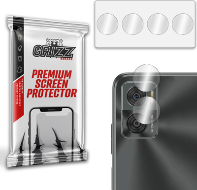 Mbrojtës kamere GrizzGlass për Motorola Moto E22, set 2 copë, transparent