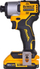 Vidë goditëse Dewalt XR DCF840D2T, 18V, 2Ah Li-Ion, e verdhë