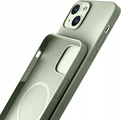 Mbrojtëse telefoni 3MK Hardy Case për iPhone 15 6.1", MagSafe, jeshile