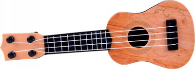Ukulelé lodër për kalamaj JB IN0154, 25cm, plastike, ngjyrë dru
