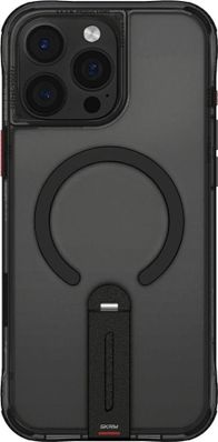 Kuti mbrojtëse Skinarma Helix për iPhone 16 Pro Max, MagSafe, stendë 360°, e zezë