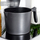 Tenxhere qumështi Orion Grande, me veshje graniti, 17 cm, 2.2 L, e zezë