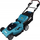Kositëse bari Makita DLM539, pa kabllo, 53 cm, me 2 bateri 18V, blu