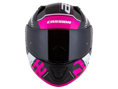 Helmetë moto Cassida Aero Drome 1870, full face, polikarbonat, e zezë