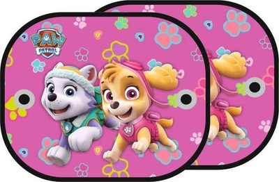 Mbulesë dielli për xhama Paw Patrol STPP-010, set me 2 copa, 44 x 35 cm, rozë