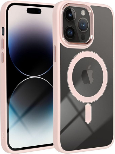 Mbulesë telefoni Color Edge Mag Cover për Apple iPhone 15 Pro, MagSafe, rozë