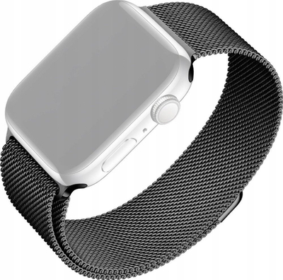 Rrip dore Apple Watch Fixed Mesh, 42/44/SE/45/49mm, çelik inox, i zi