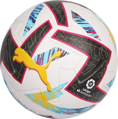 Top futbolli Puma Orbita Laliga FIFA Pro 083864 01, madhësia 5, i bardhë