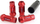 Bulona rrote Epman JDM M12x1.25, set me 20 copë, çelik, të kuqe