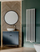 Radiator vertikal banjoje Aquafrom Asami Plus 1500x512, 625W, me varëse peshqirësh, i zi mat
