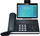 Telefon IP me video Yealink VP59, Wi‑Fi, Bluetooth 4.2, gri
