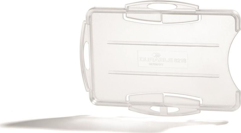 Kuti për karta ID Durable 891919, për dy karta 54 x 85 mm, set 10 copë, transparente