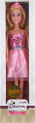Kukull Lauren Glamour, princeshë, 30cm, fustan rozë