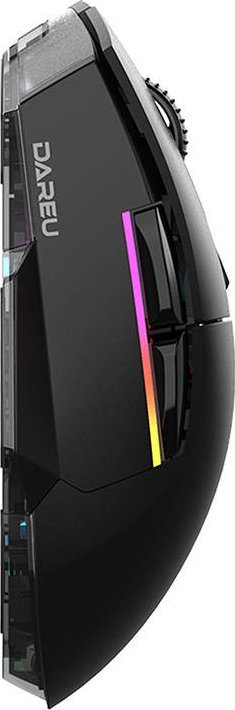 Безжичен гејминг глушец Dareu A955, 12000 DPI, RGB, црн