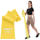 Shirit rezistence Enero Fit Latex Band, 2m, 5-8 kg, i verdhë