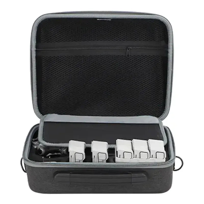 Çantë transporti Sunnylife Combo, për DJI Mini 4 Pro, me ndarje aksesorësh, gri
