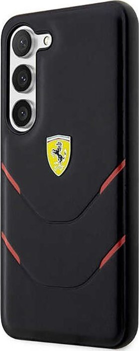 Kapak telefoni Ferrari Hot Stamp Lines, Samsung Galaxy S23, silikoni, i zi