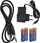 Set mikrofonësh wireless DNA DJ DUAL VOCAL, 2 mikrofona dore, UHF, i zi