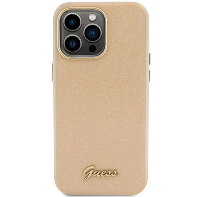 Këllëf Guess GUHCP15LPGMCSD për iPhone 15 Pro 6.1", Glitter Glossy, gold