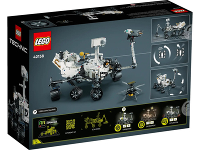 Set LEGO Technic NASA Mars Rover Perseverance 42158, model ndërtimi, 10+ vjeç, shumëngjyrësh