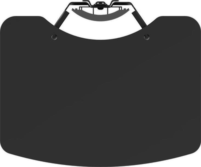 Raft muri për TV univesal, kapacitet 30kg, i zi