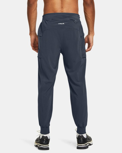 Pantallona vrapimi Under Armour Run Trail për burra, që s’i zë uji, të zeza