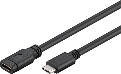 Kabllo USB PremiumCord USB C në USB C, 2 m, USB 3.1, i zi