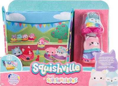 Set lodrash Squishmallows 2 në 1, me pellush, për kalamaj 3+