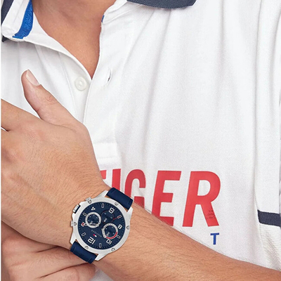 Orë dore për meshkuj Tommy Hilfiger Blaze 1792027, e kaltër